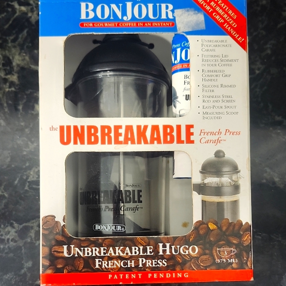 BonJour Unbreakable French Press Carafe